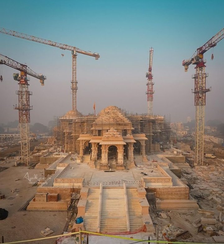 Ayodhya Ram Mandir under construction